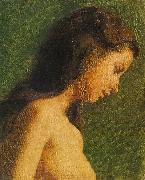 Thomas Eakins Study of a Girl Head oil painting on canvas